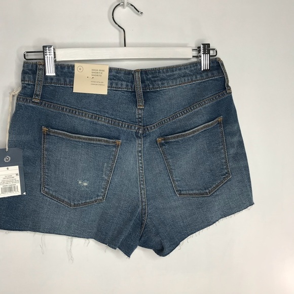 NWT high rise shortie shorts - Picture 3 of 7